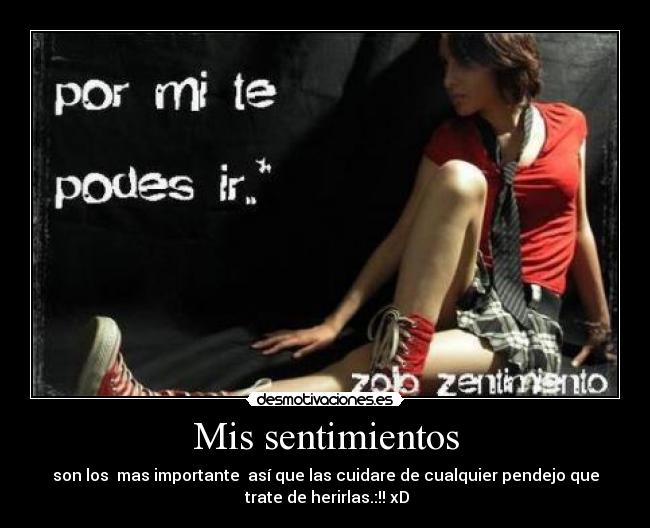 carteles sentimientos evhe desmotivaciones