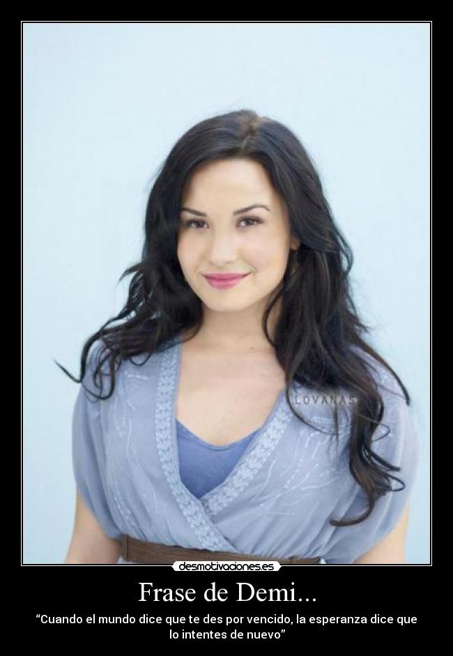 Frase de Demi... -