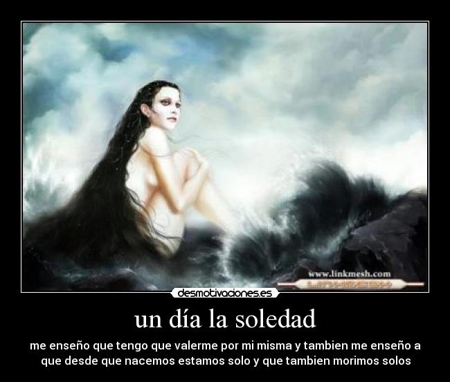 un día la soledad - 