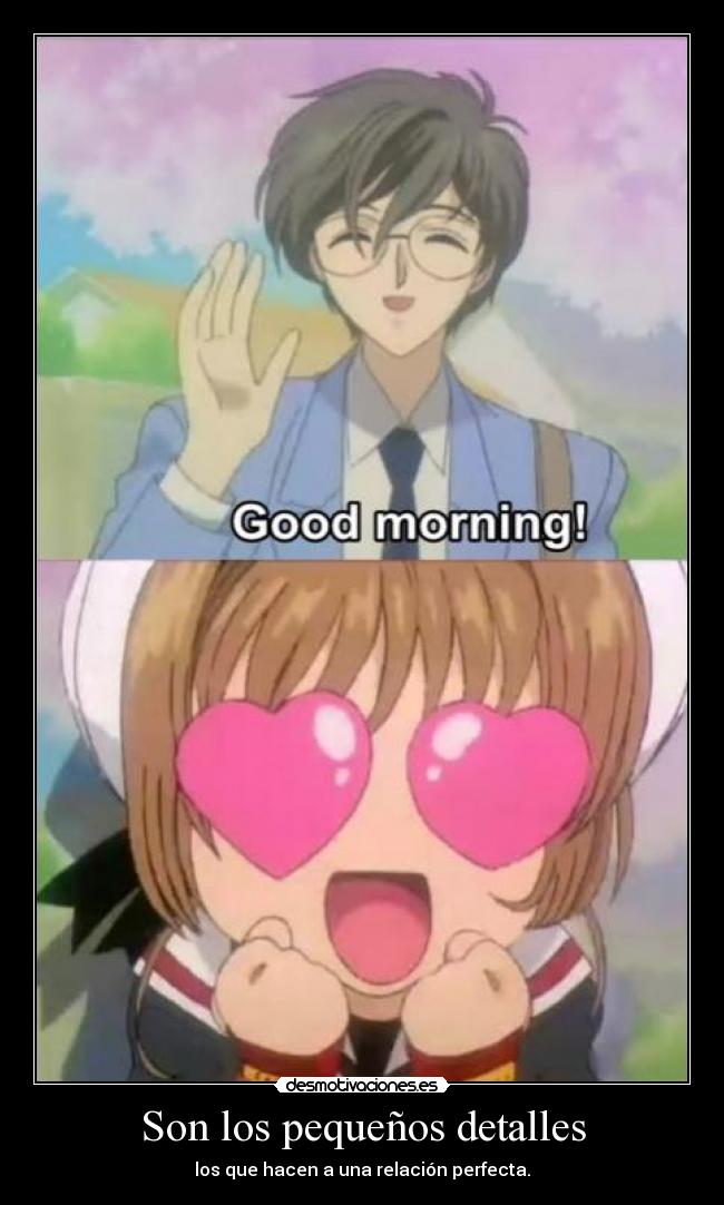 Son los pequeños detalles - los que hacen a una relación perfecta.