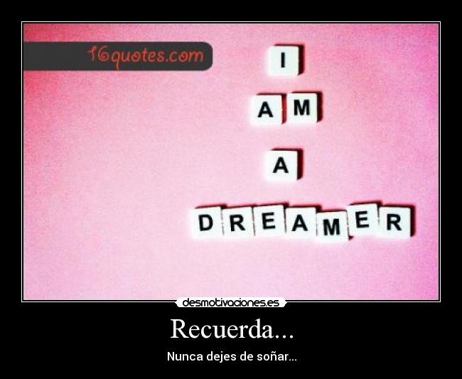 Recuerda... -