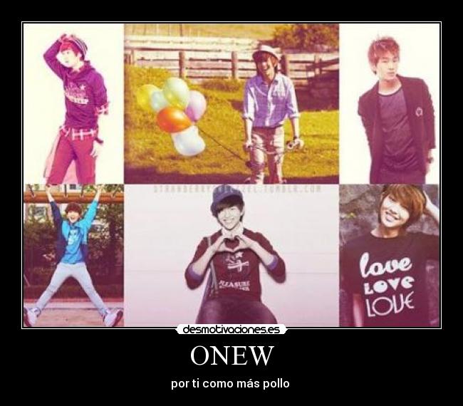 ONEW - por ti como más pollo ♥