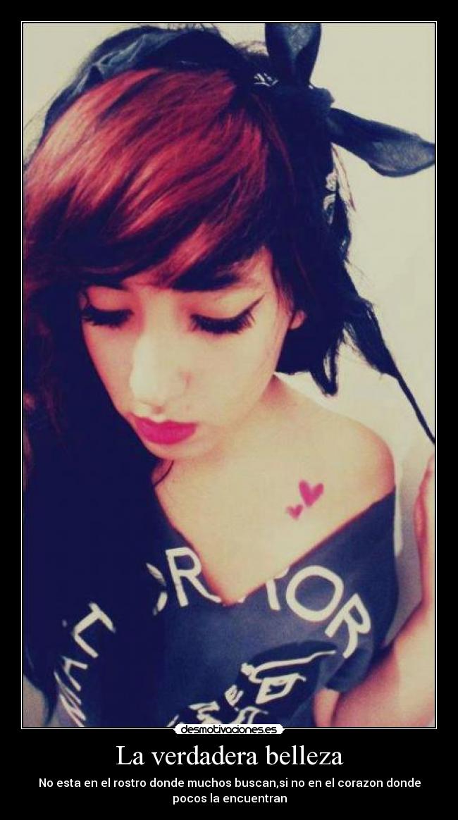 La verdadera belleza -