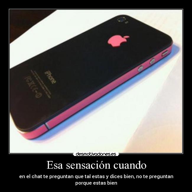 Esa sensación cuando - 