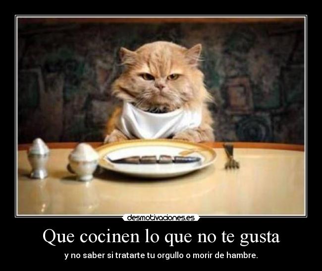 Que cocinen lo que no te gusta - 
