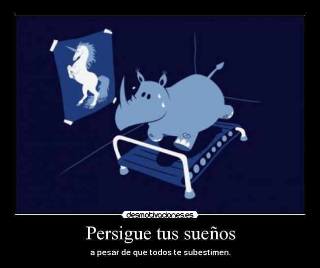 Persigue tus sueños -