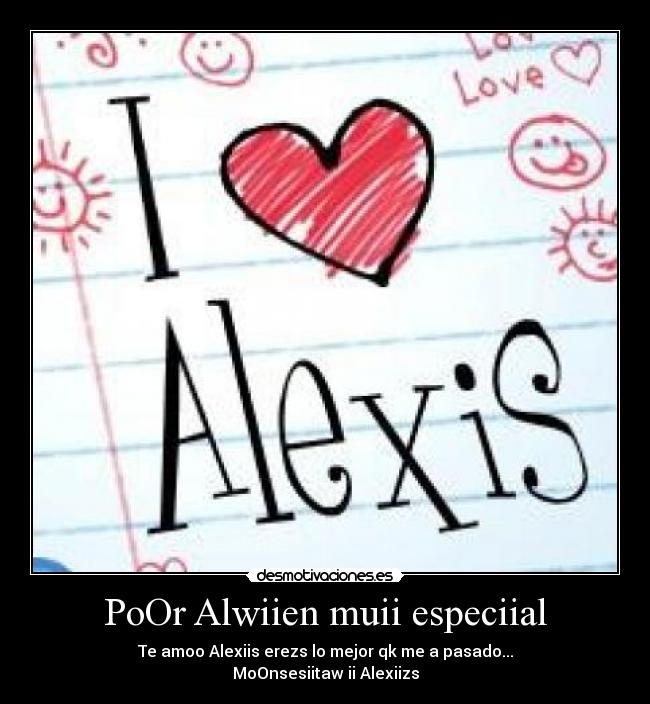 PoOr Alwiien muii especiial -