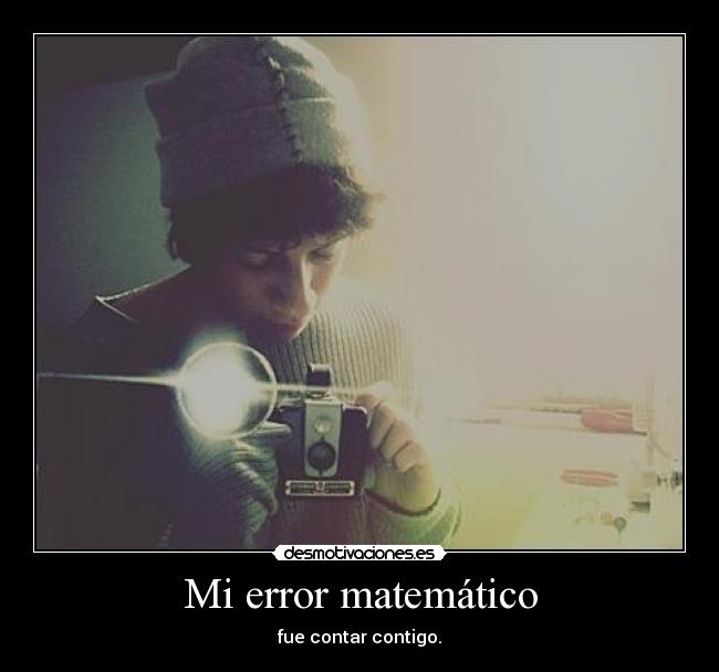Mi error matemático - 