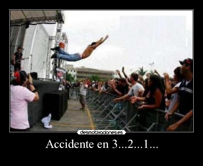 Accidente en 3...2...1... -