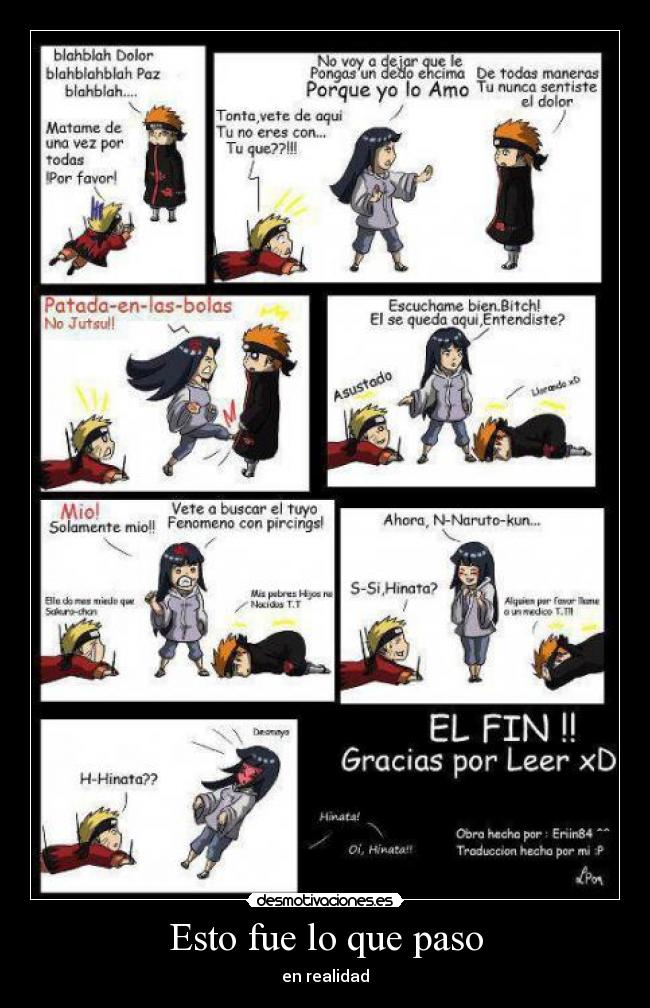 Esto fue lo que paso - en realidad