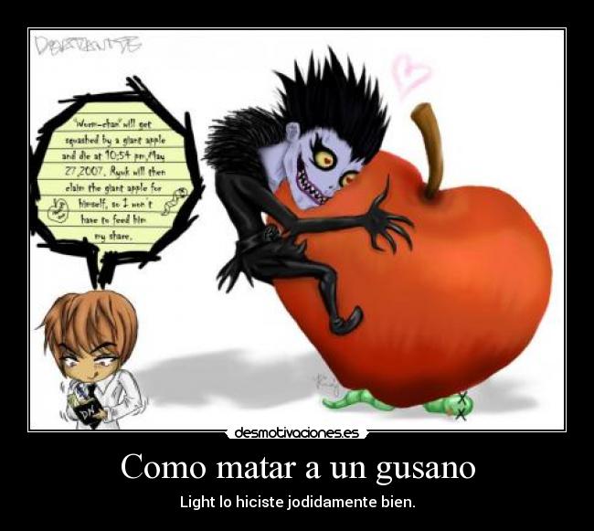 Como matar a un gusano -