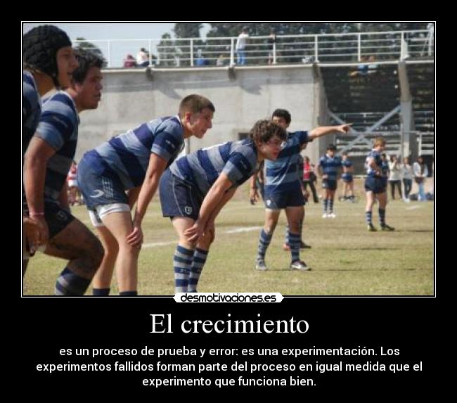El crecimiento -