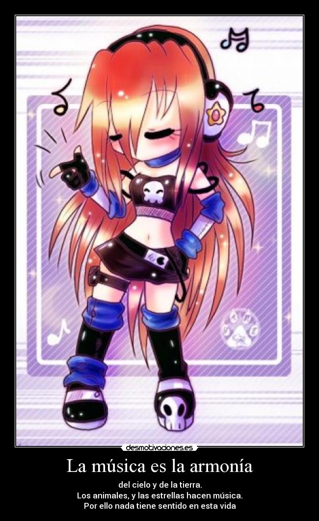 La música es la armonía -