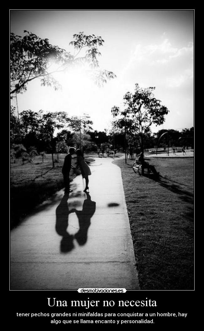 Una mujer no necesita -
