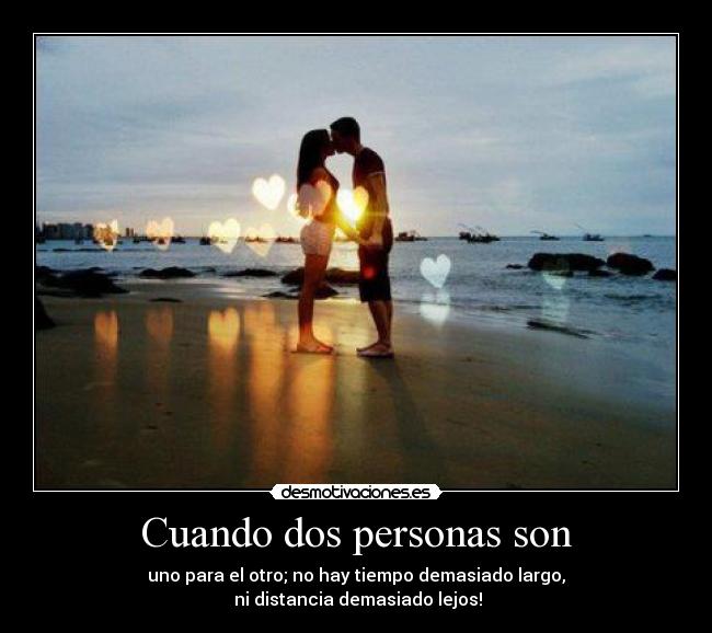 Cuando dos personas son -