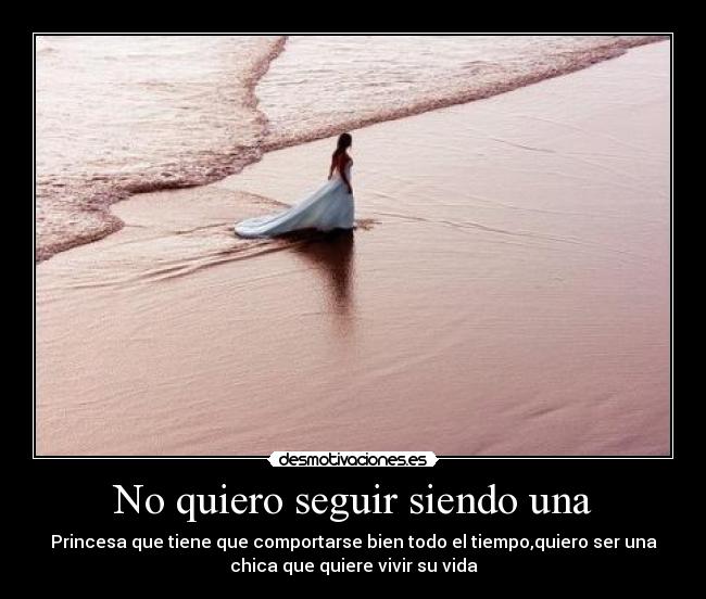 No quiero seguir siendo una -