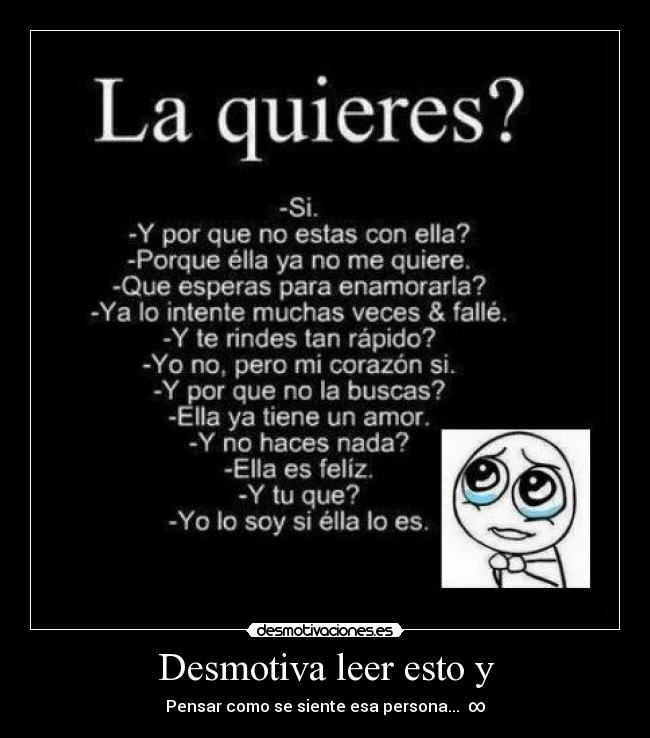 Desmotiva leer esto y -