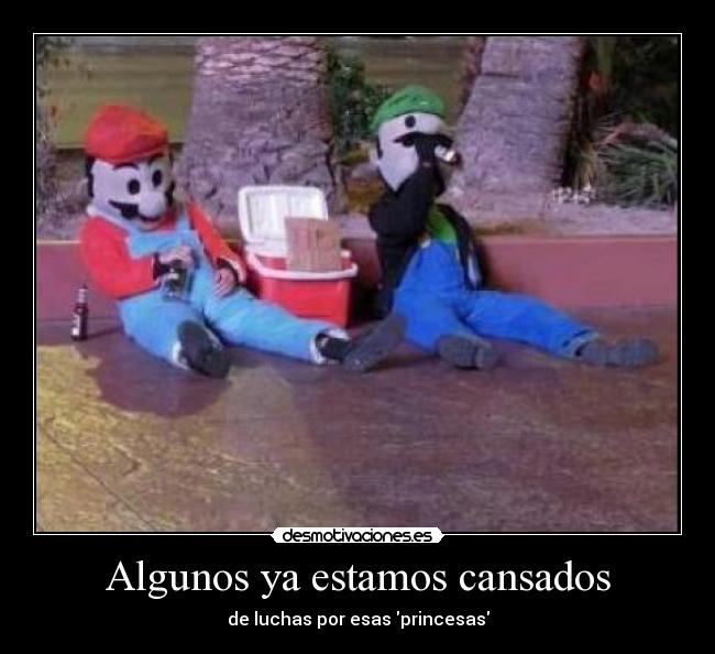 Algunos ya estamos cansados -