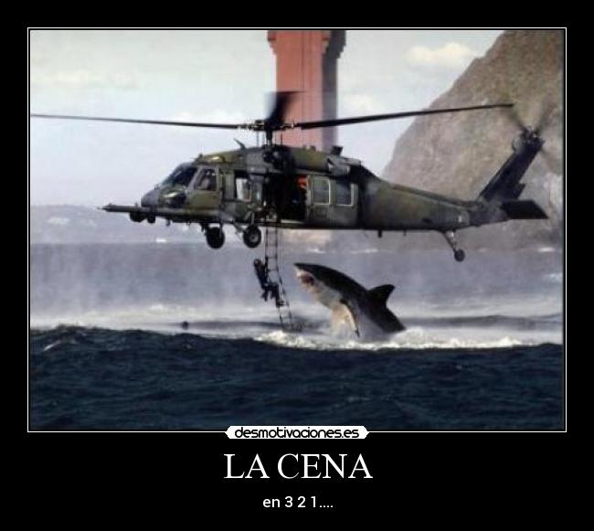 LA CENA - en 3 2 1....