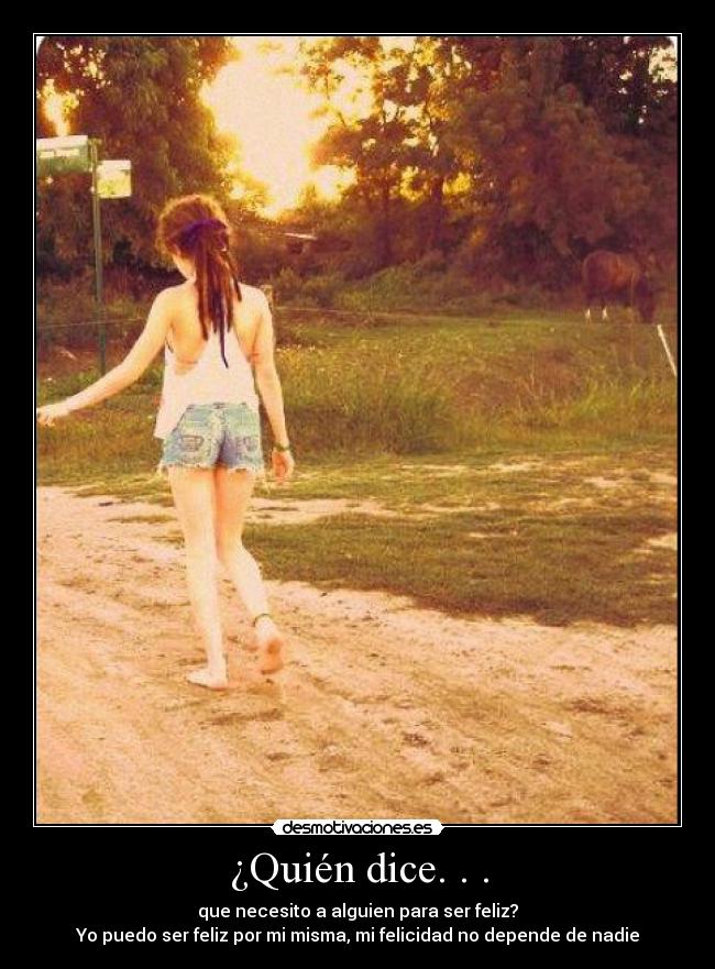 ¿Quién dice. . . -