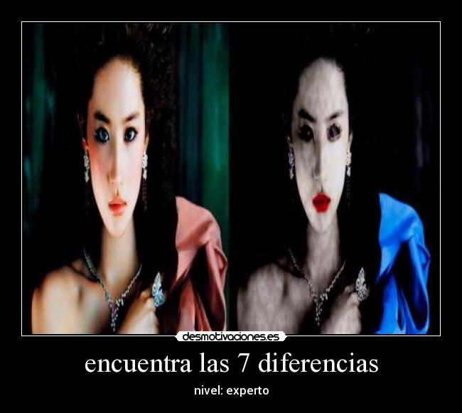 encuentra las 7 diferencias - nivel: experto