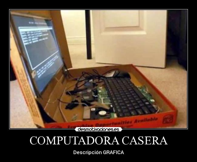 carteles descripciones gracificas computadora casera tegnologia laptop desmotivaciones