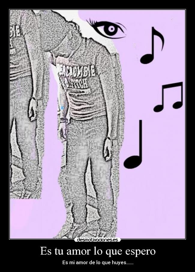 carteles amor solo huyes desmotivaciones