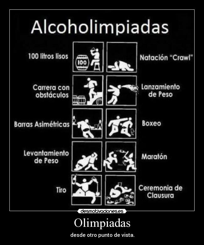 Olimpiadas - desde otro punto de vista.