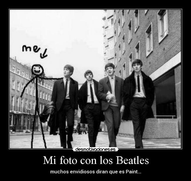 Mi foto con los Beatles - 