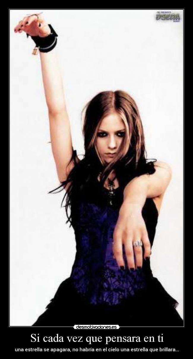 Si cada vez que pensara en ti - una estrella se apagara, no habría en el cielo una estrella que brillara...