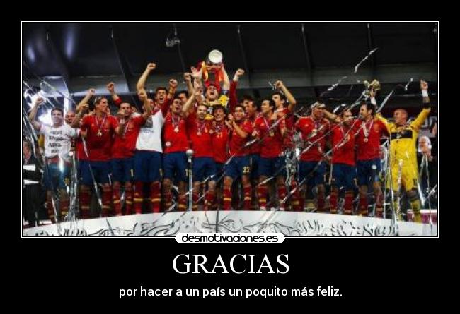 GRACIAS - por hacer a un país un poquito más feliz.