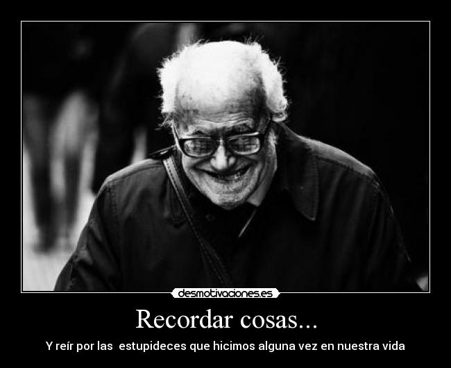 Recordar cosas... -