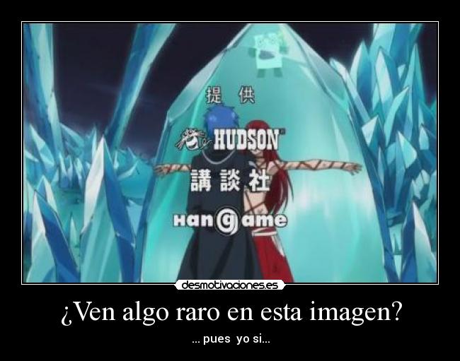 carteles lol lalala fairy tail erza jellal algo raro desmotivaciones