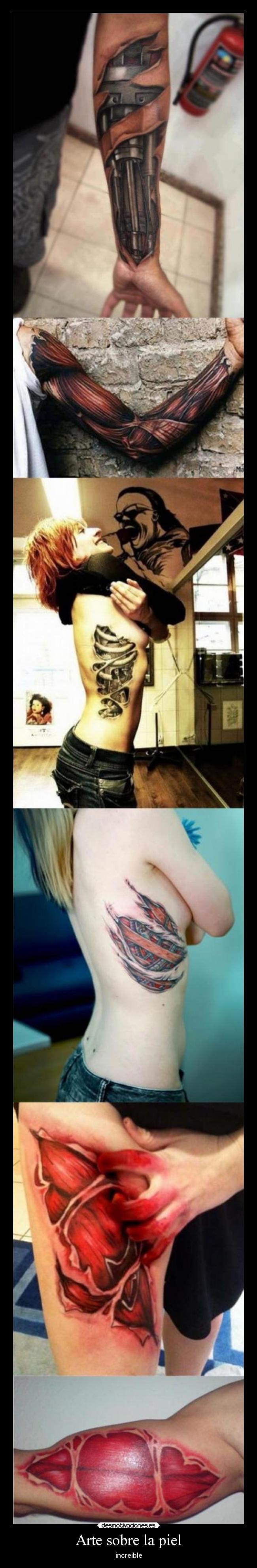 Arte sobre la piel -