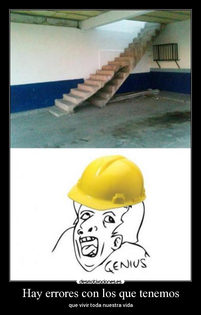 Hay errores con los que tenemos - 