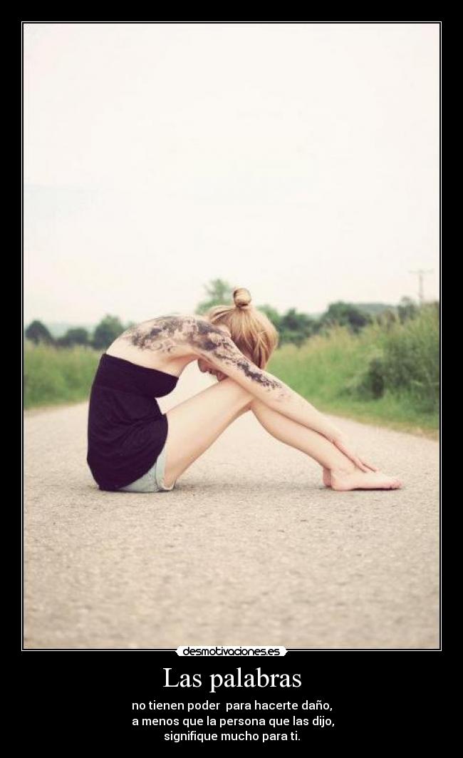 Las palabras -