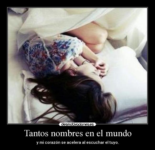 Tantos nombres en el mundo - 