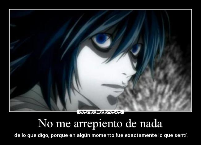 No me arrepiento de nada -