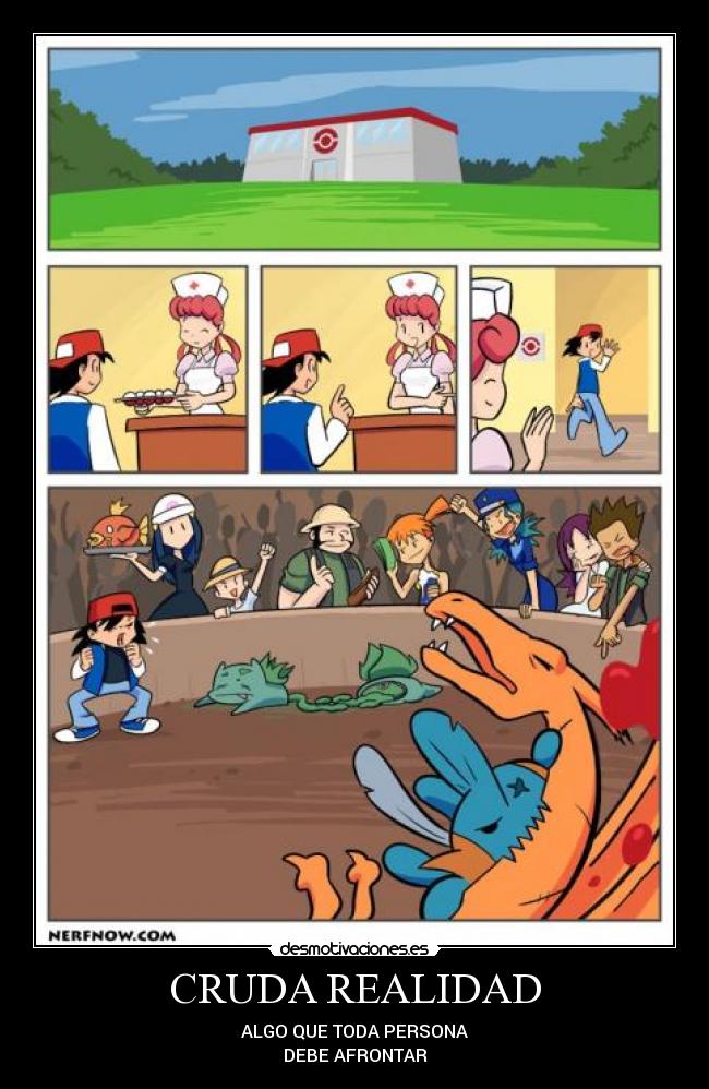 CRUDA REALIDAD - ALGO QUE TODA PERSONA
DEBE AFRONTAR