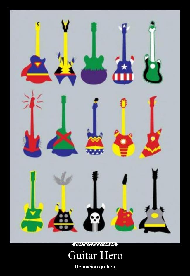 Guitar Hero - Definición gráfica