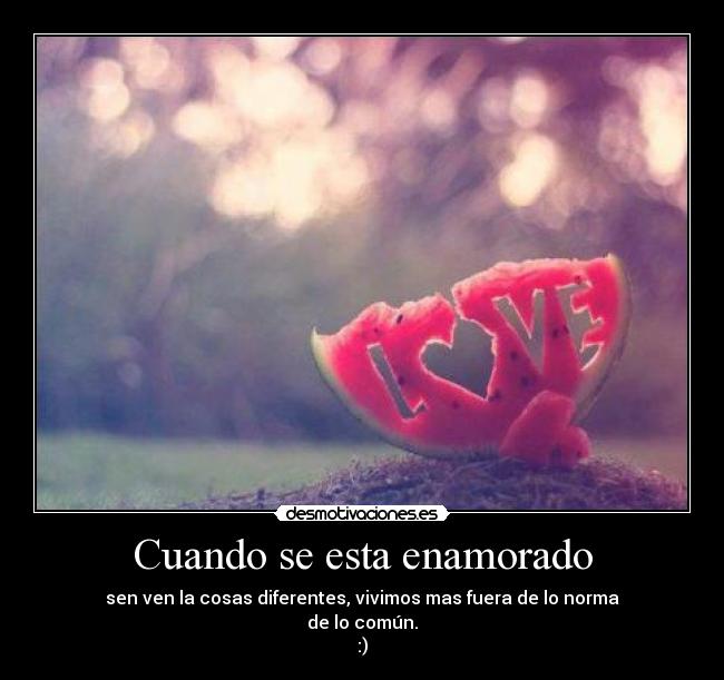 Cuando se esta enamorado - 