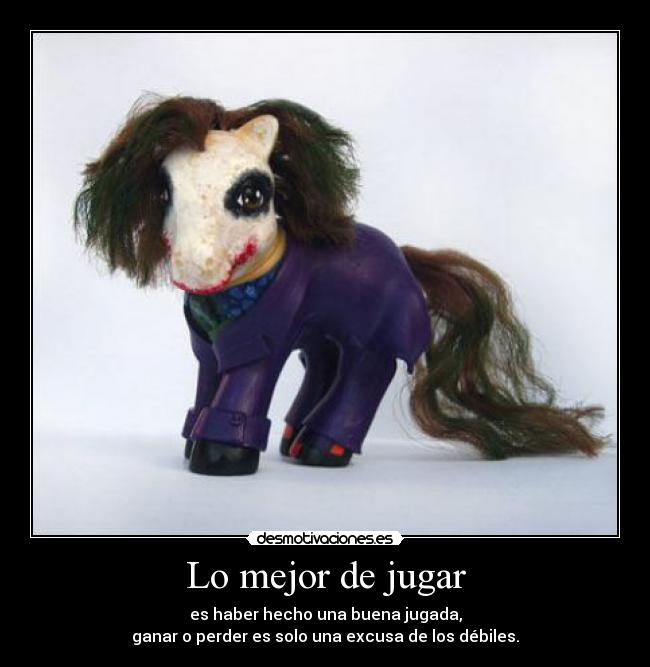 Lo mejor de jugar -