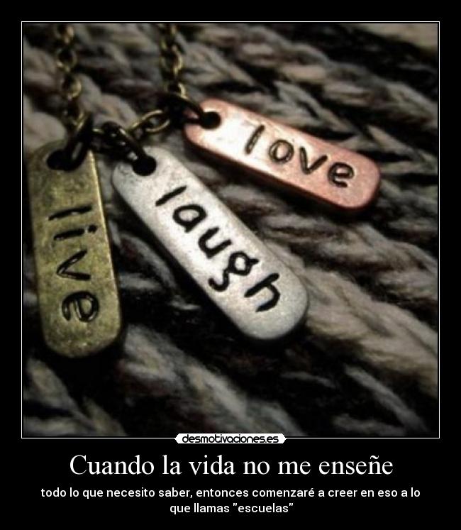 carteles vida frase propia que encanto pinguinotriste love laugh live desmotivaciones