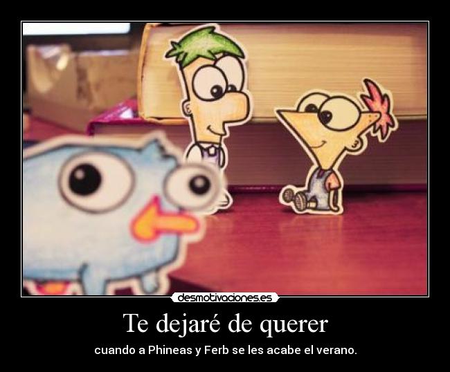 Te dejaré de querer - 