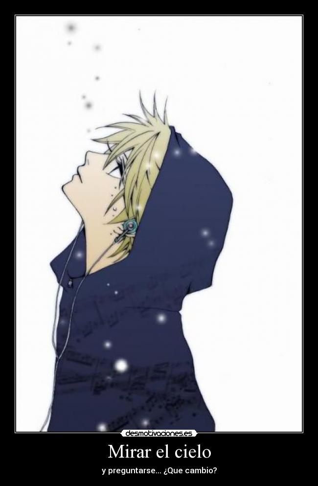 Mirar el cielo -