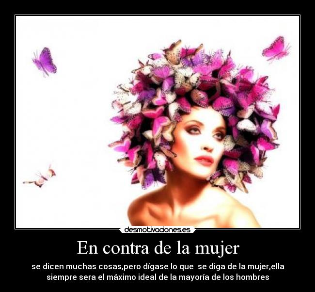 En contra de la mujer -