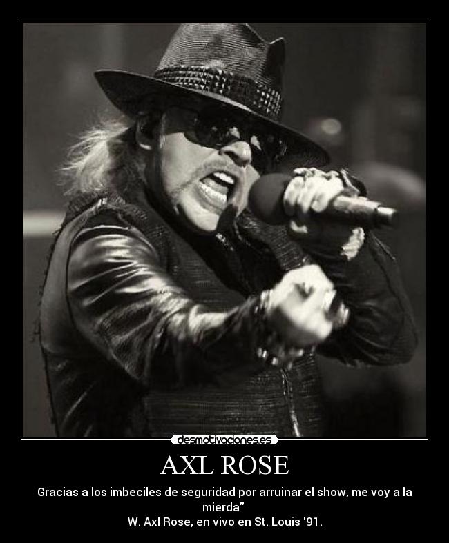 carteles guns roses desmotivaciones