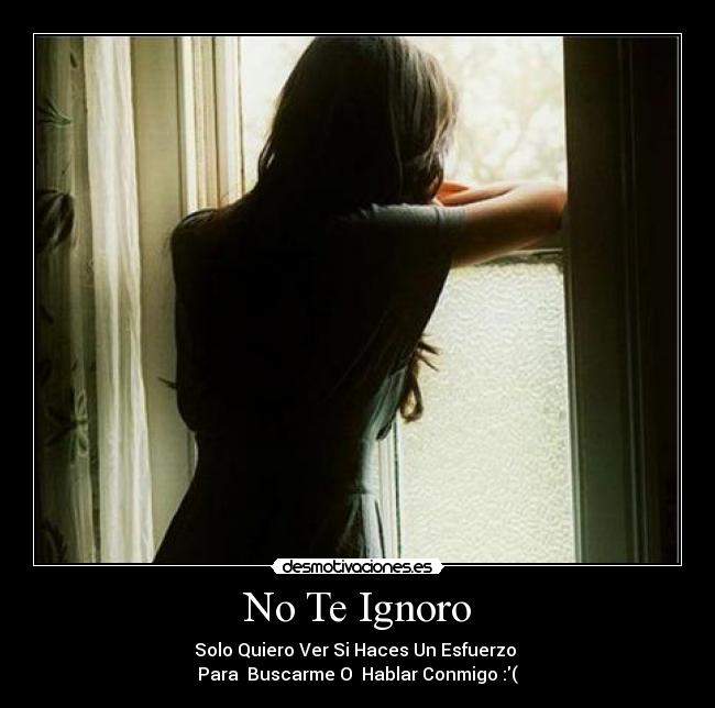 No Te Ignoro -