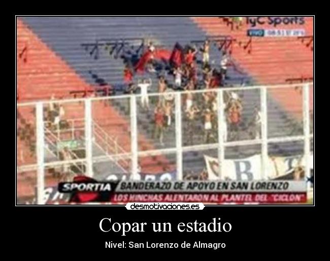 Copar un estadio - Nivel: San Lorenzo de Almagro