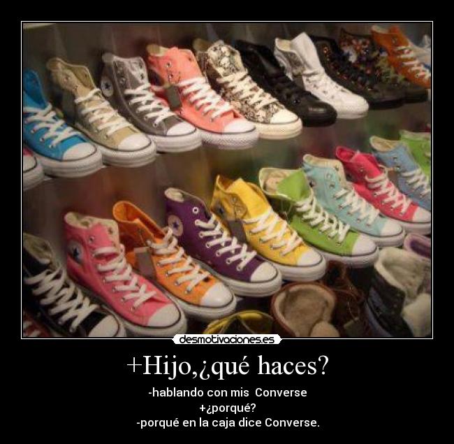 carteles hablar con los converse desmotivaciones